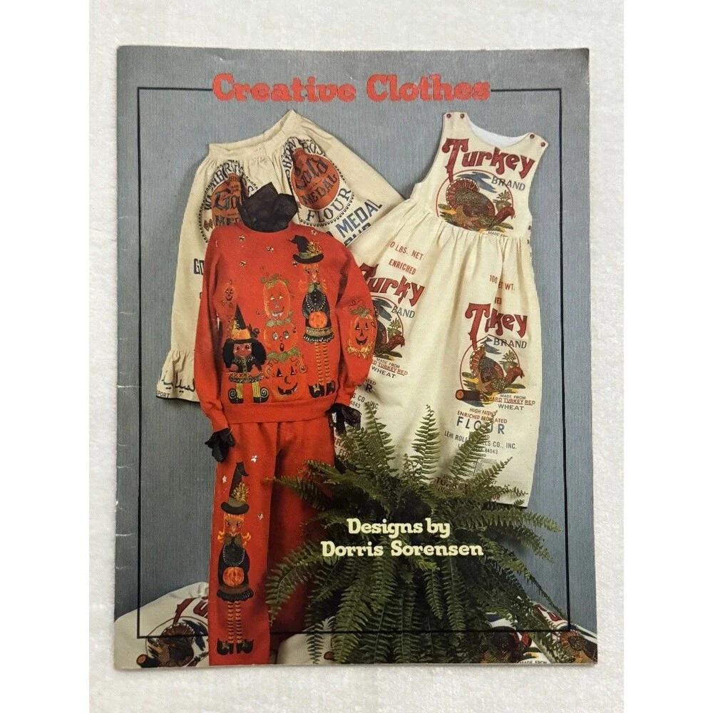 Creative Clothes Sorensen Christmas Fall Fabric Tole Painting Pattern Book